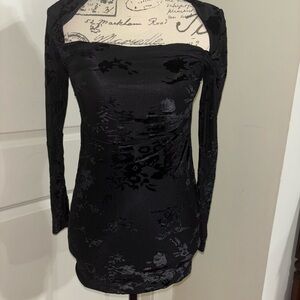 Hello Molly Black Floral Dress